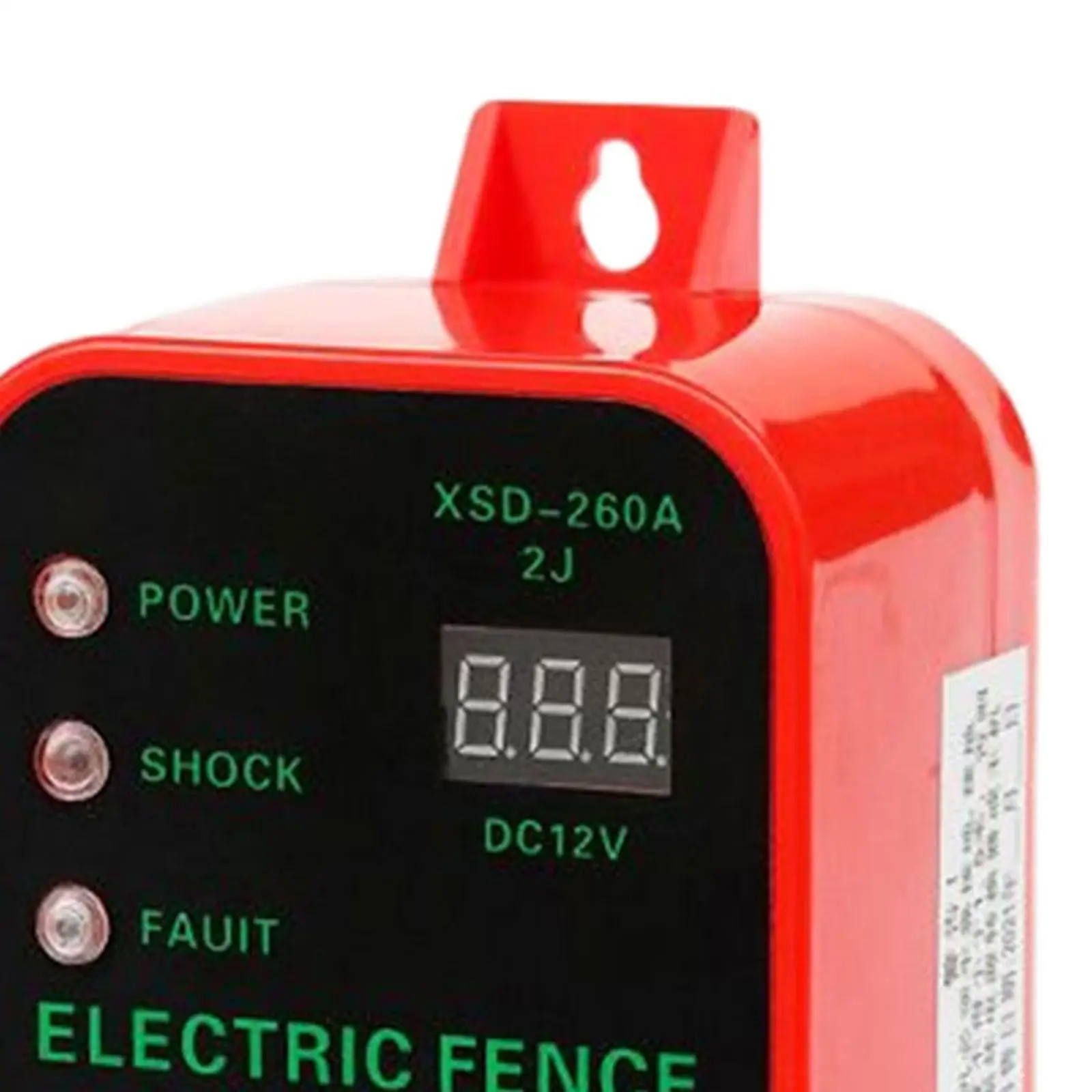 10km Electric Fence Controller Sheep Horse Cattle Poultry Fence Tool LCD Display Waterproof for Livestock Fencing Supplies