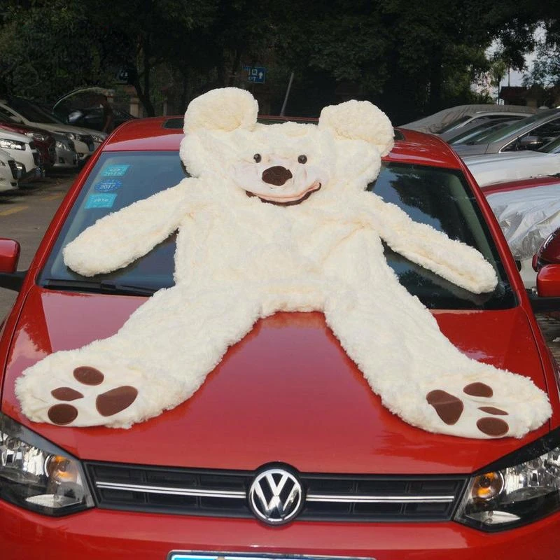 ONLY COVER PLUSH TOY SHELL 79" A WITH ZIPPER Details about   200CM SUPER HUGE TEDDY BEAR 