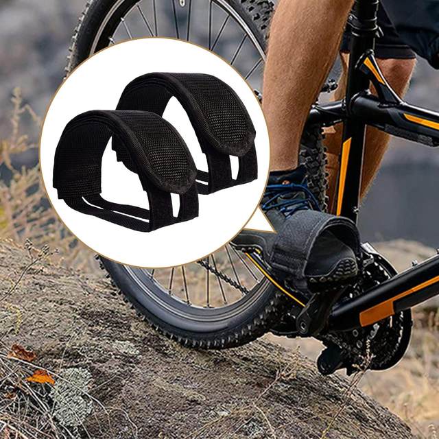 Mountain bike online pedal straps