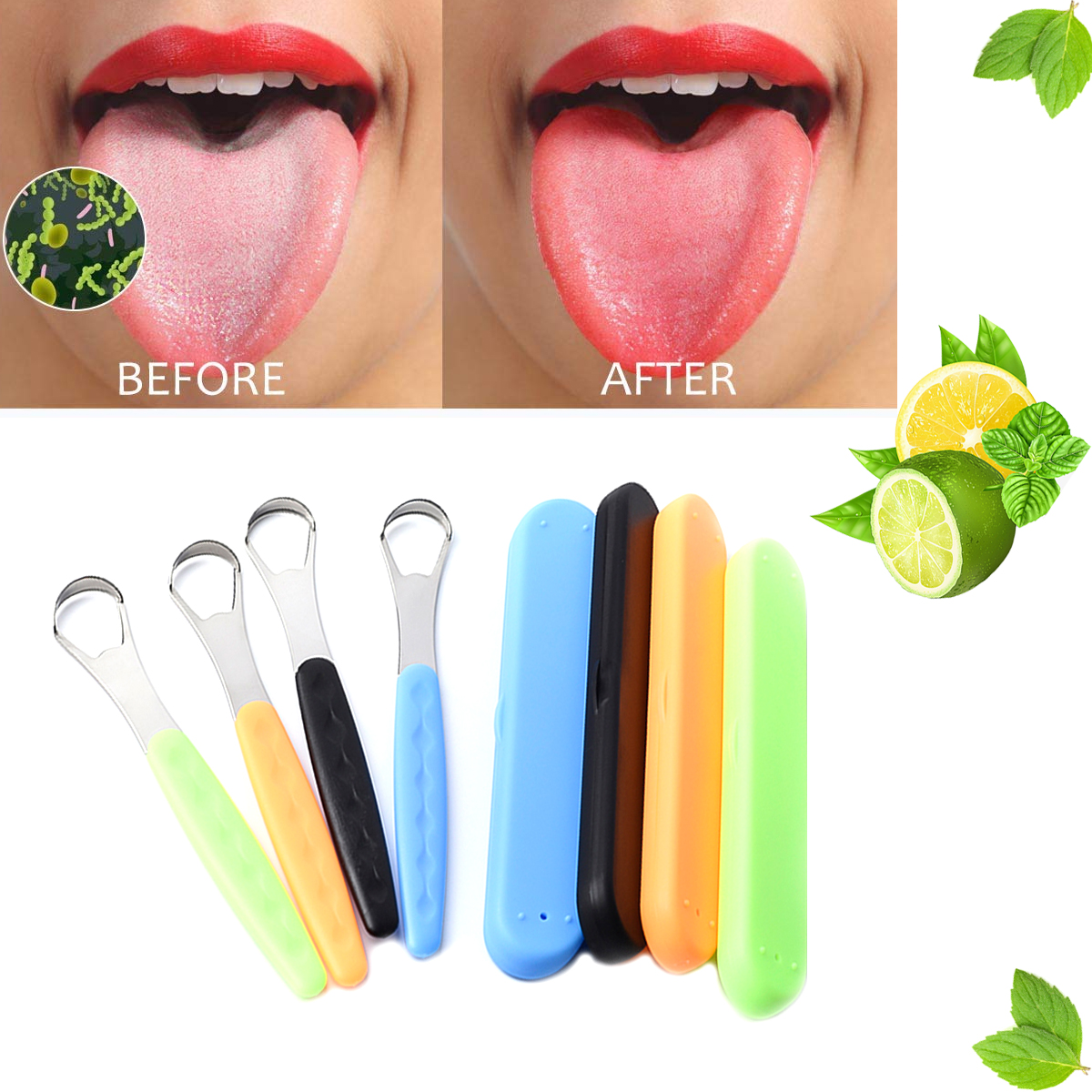 Best of Tongue Scraper Cleaner Stainless Steel Tounge Scrapper Scarper Brush Tong Schaper Bad Breath Removal Oral Hygiene Care Tools Reviews & Tips