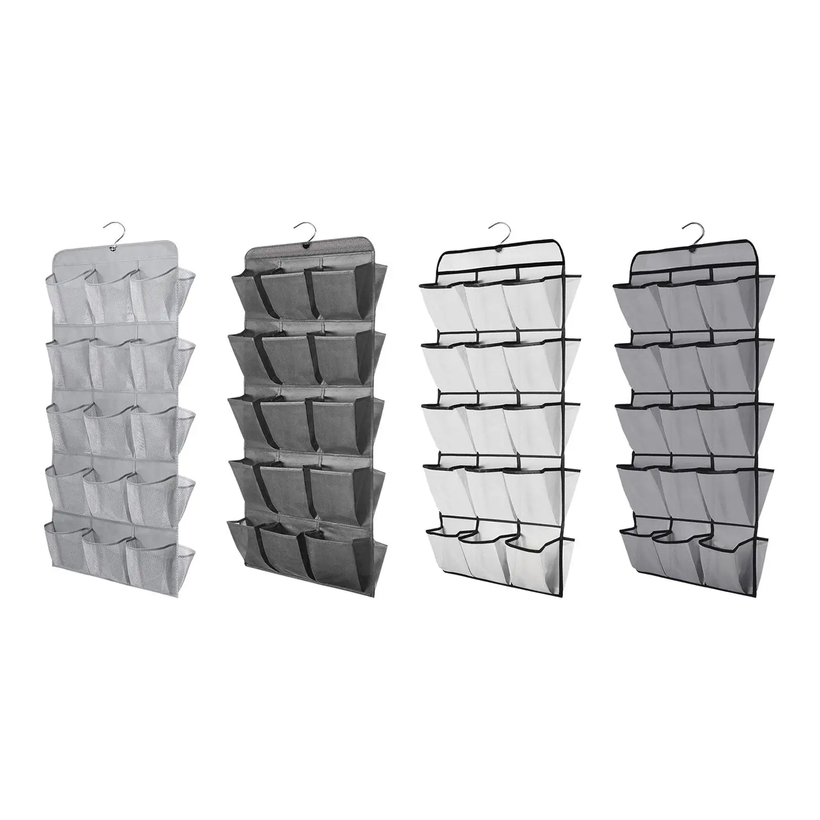 Shoe Storage Closet Shoes Storage Holder Foldable Space Saving Hanging Storage Bag for Ties Slippers Sneakers Shoes Bathroom