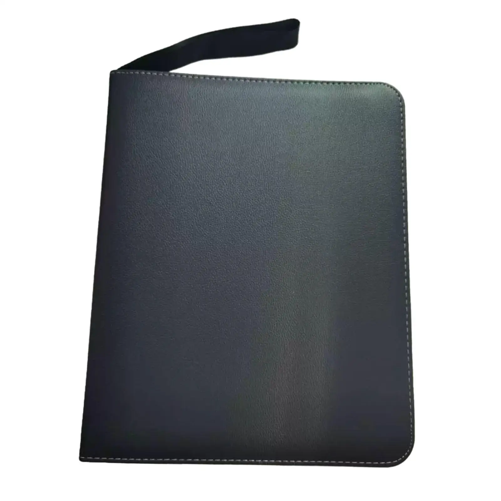Trading Card Carrying Binder Card Holder Folders for Game Cards Sports Cards Single Pocket 9.8cmx7.2cm Card Storage Case Black