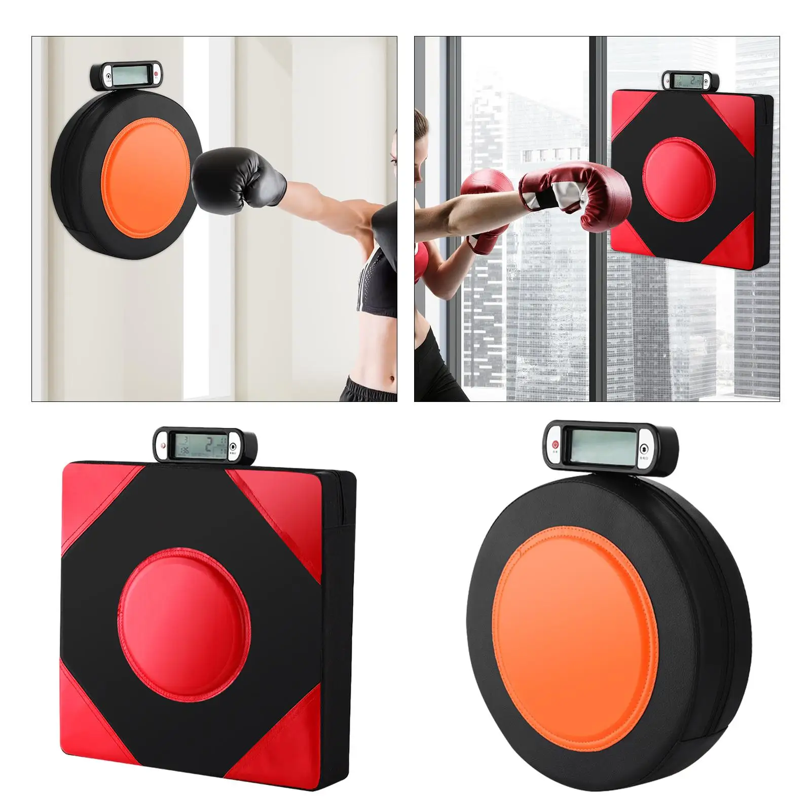 Boxing Strength Test Pads Digital Display Home Coaches Adjustable Height Improves Perception Boxing Machine Boxing Machine