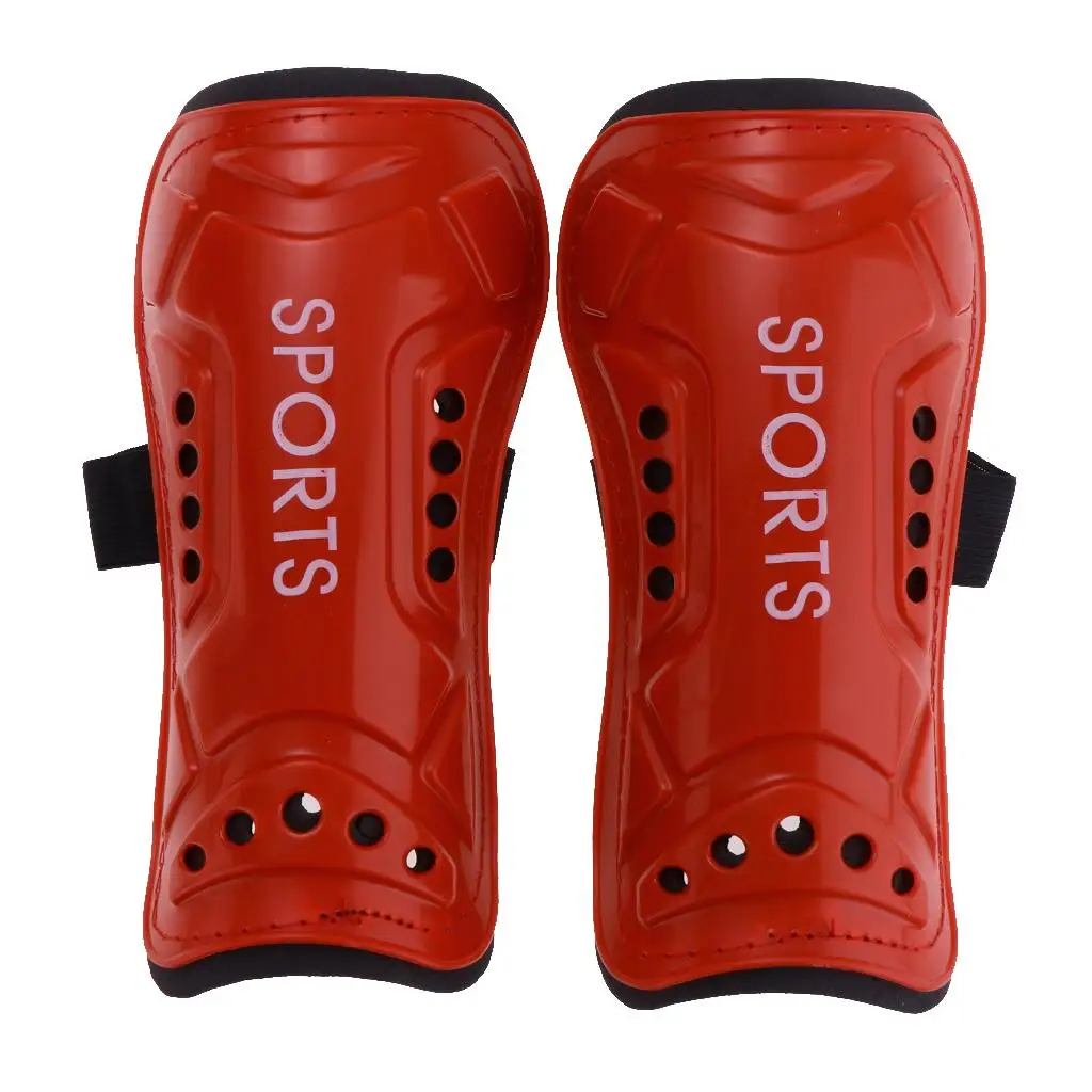 1 Pair Football Shin Pads Soccer Guards Sports Leg Protector Gear