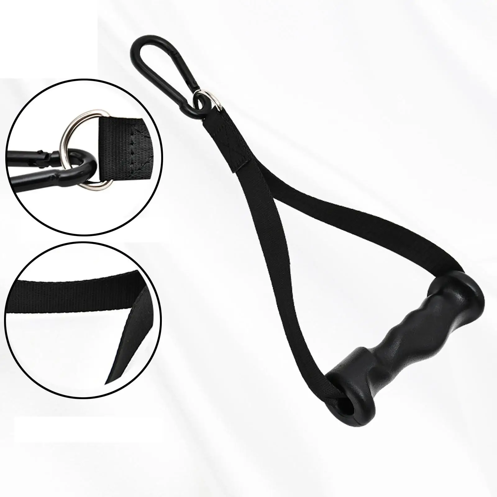 2 Pieces Resistance Exercise Gym Handles Gym Black for Strength Training Resistance Training Gymnastics Hanging
