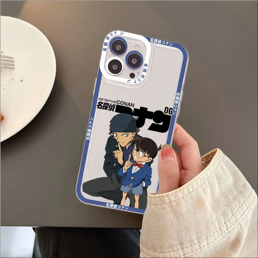 Anime Detective Conan Phone Case for Samsung S 20 S 21 S 22 S 23 Lite Plus Ultra Phone Cover