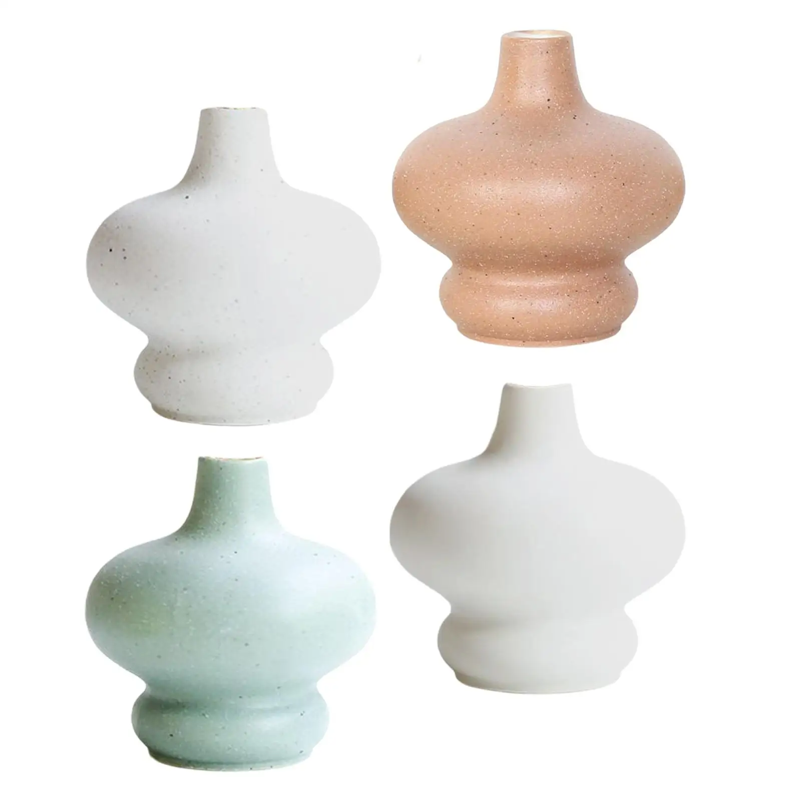 Modern Minimalist Ceramic Vase Ornament Porcelain Vases Decorative Art Vases Dried Flower Container for Indoor Wedding Adornment