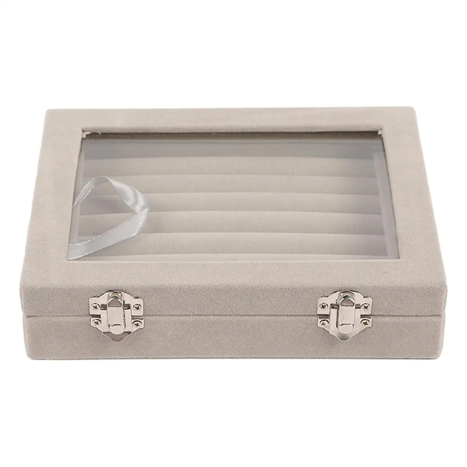 Rings Display Tray Gifts Stackable Portable Storage Box for Shelves Counter Store Display Jewelry Show for Rings Studs Earrings