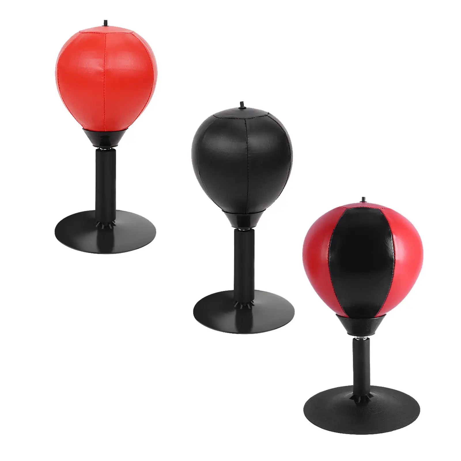 PU Punching Bag Speed Ball Suction Cup Freestanding Desktop Boxing Ball for Boxing Training Exercise Practice Fitness Equipment