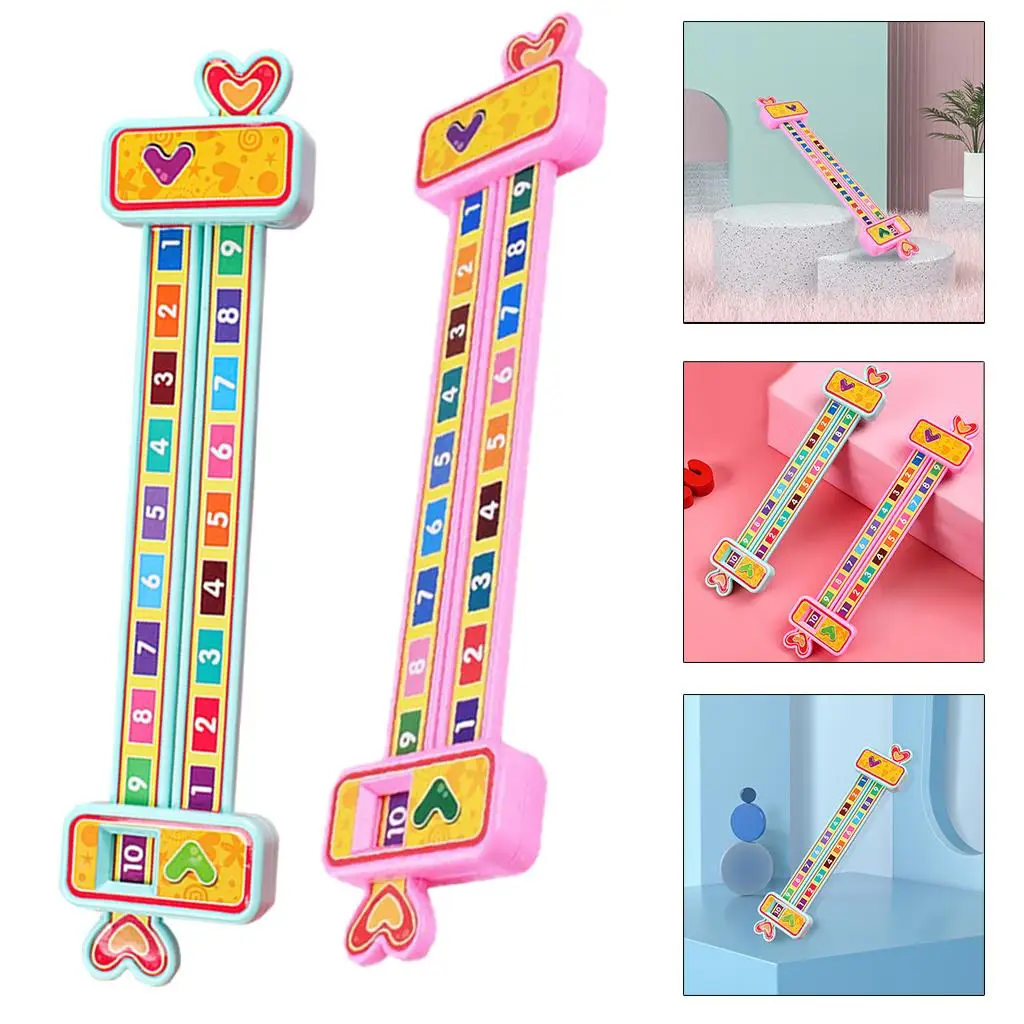 Kids Math Toys Ruler Number Learning Toy Math Calculating Kids Learning Toy