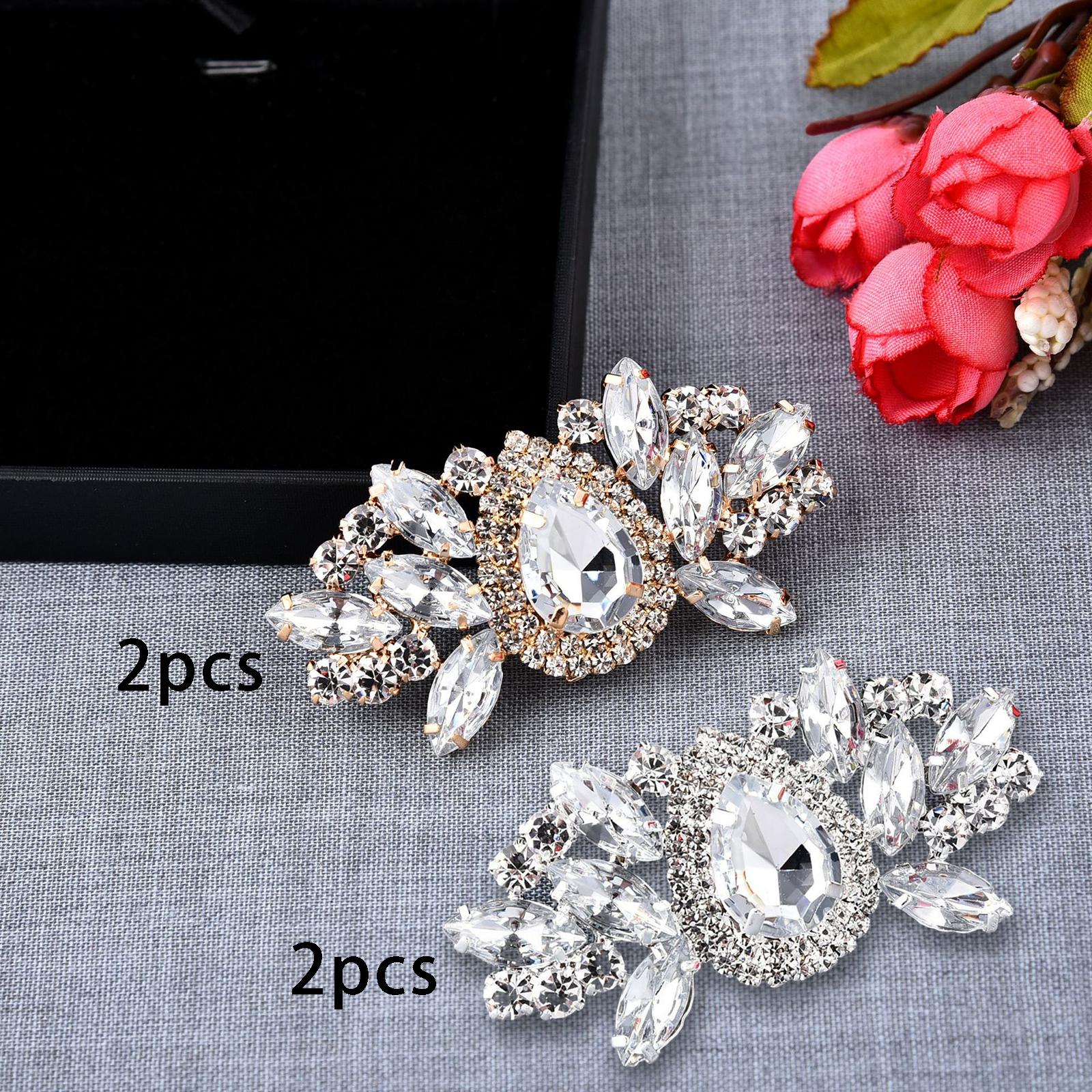 Elegant Shoes Decoration Charm Embellishments Clips Jewelry Making Applique Decor DIY Bridal Shoes Buckle for Dress Hat Bags