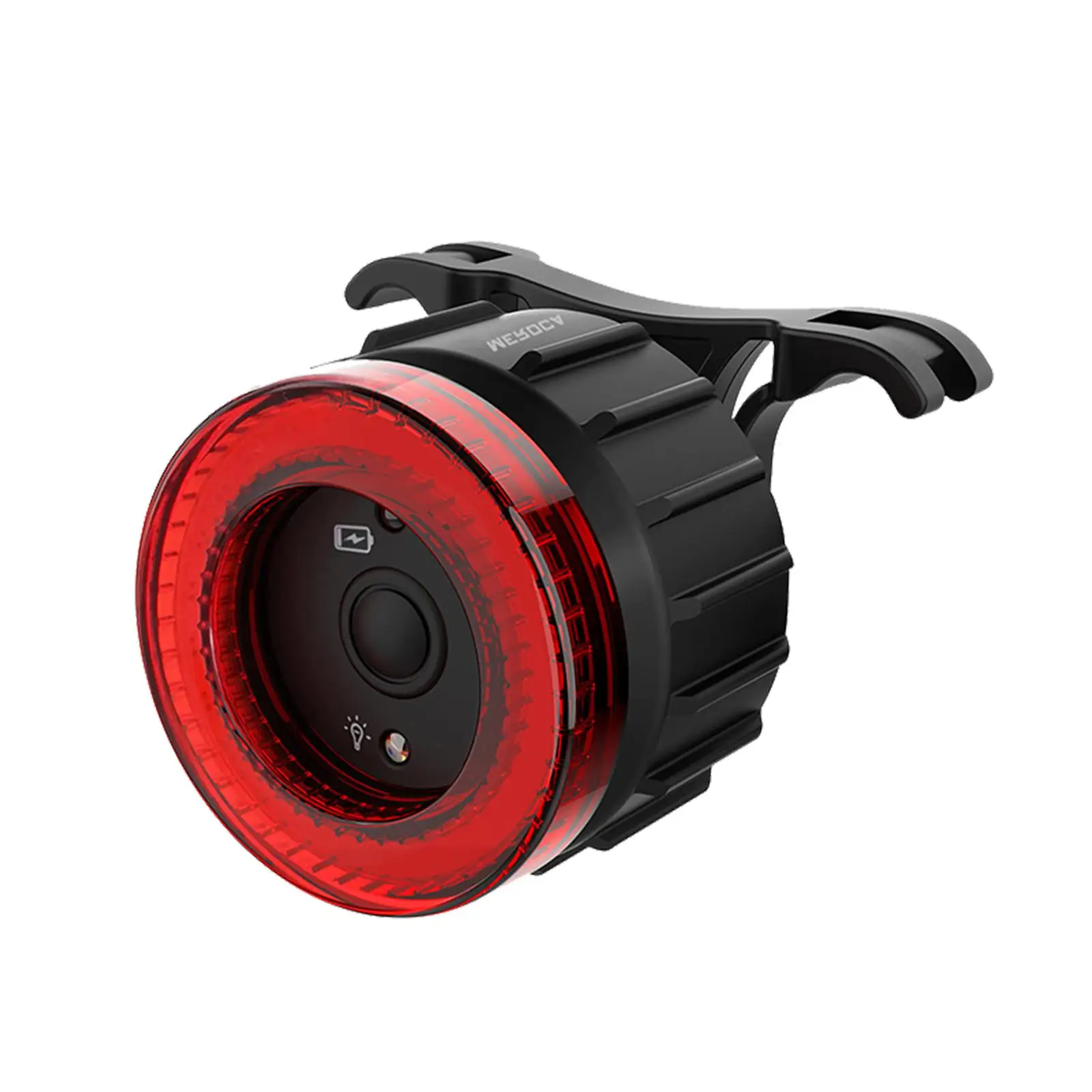 Bicycle Taillight Brake Sensing LED Light Rechargeable Auto Light/Off 6 Modes