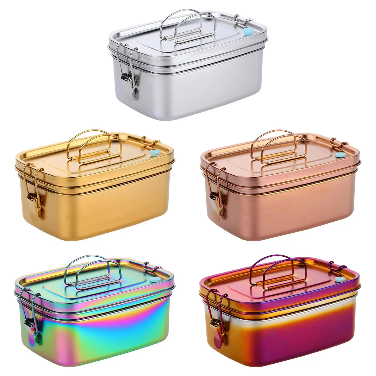 Bento Box Multifunctional Picnic Food Carrier Snack Box Divided Food Storage Containers for Office Camping School Home Hiking