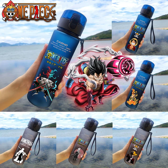 Buy One Piece - Luffy Themed Water Bottle With Detachable Cup (10+