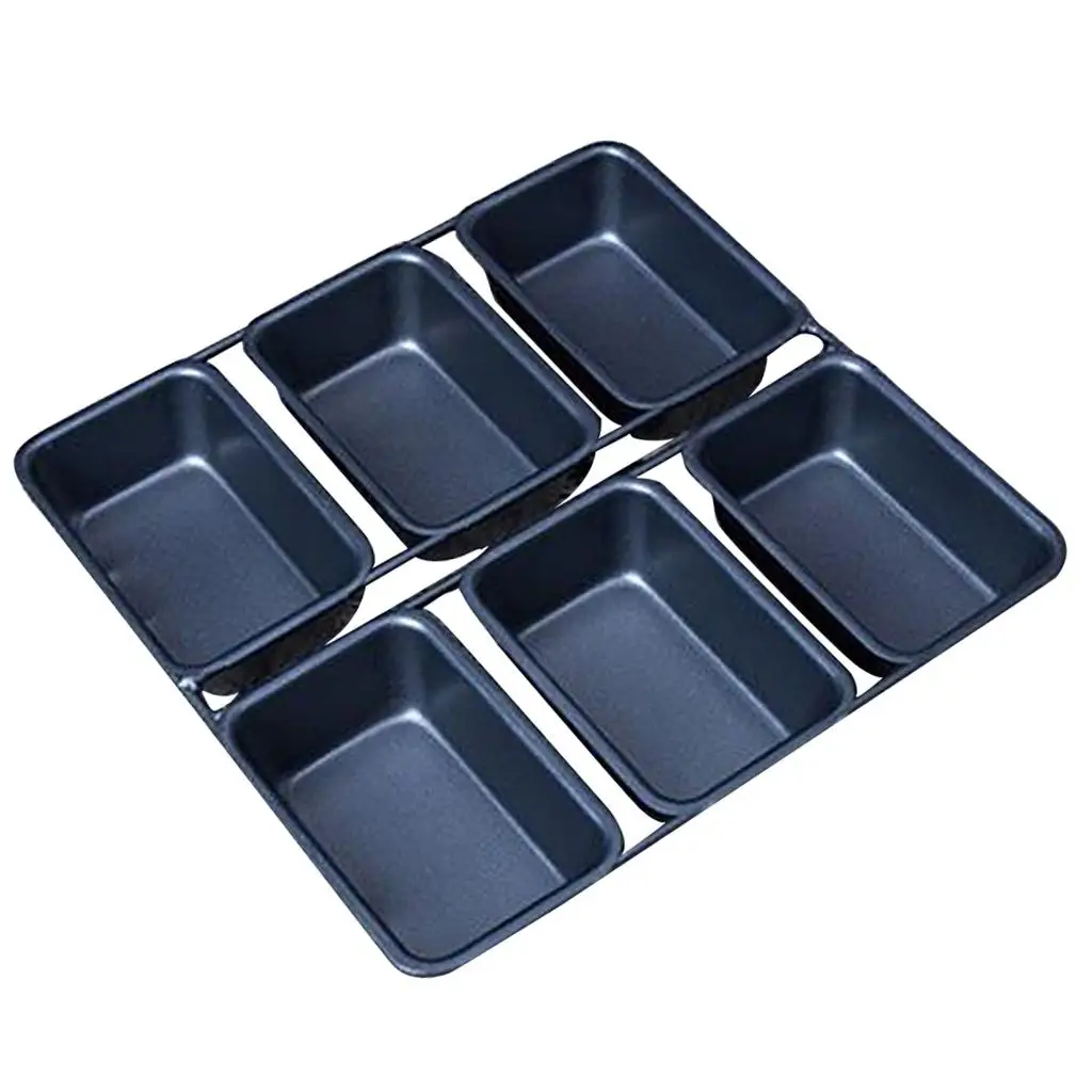 6 Cups  Pan Non Stick Pan Bakeware Mini Desserts Bread Baking Tin