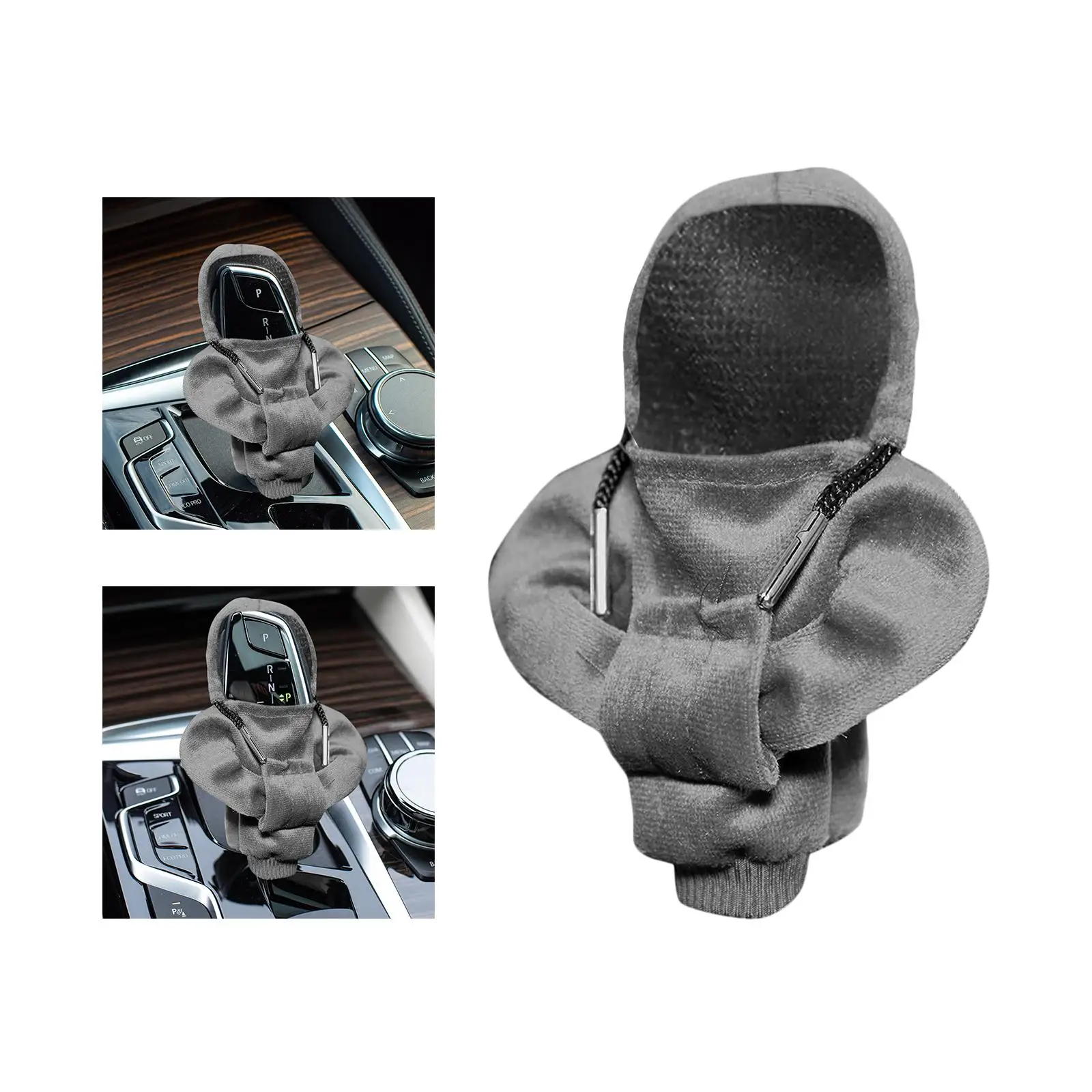 Gear Shifter Lever Knob Cover Funny Hoodie Decoration Interesting Shifter Knob Hoodie Cover Sleeve Knob Gear Stick Protector