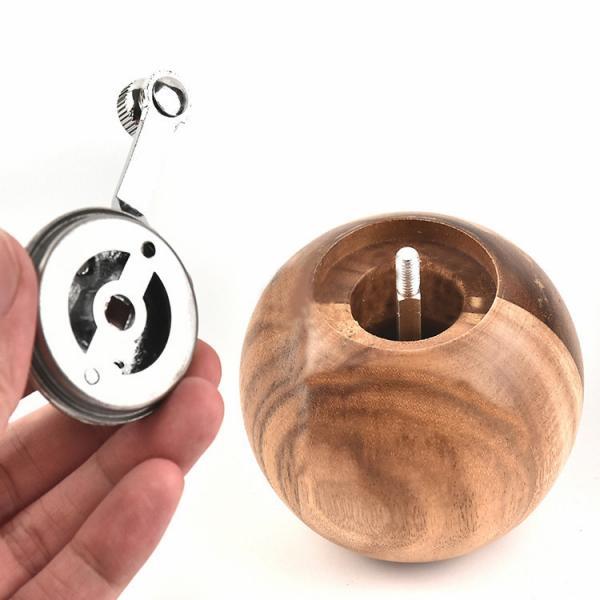 Wood Manual Coffee Grinder Kitchen Tool Portable Hand Coffee Grinder for Spice Seasoning Pepper Salt Outdoor Camping Travel