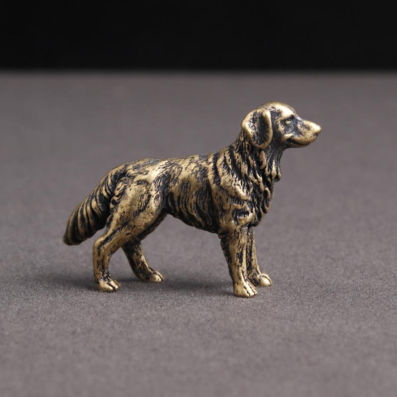 copper-cute-german-shepherd-dog-pendant-brass-keychain-desk-ornament-gift