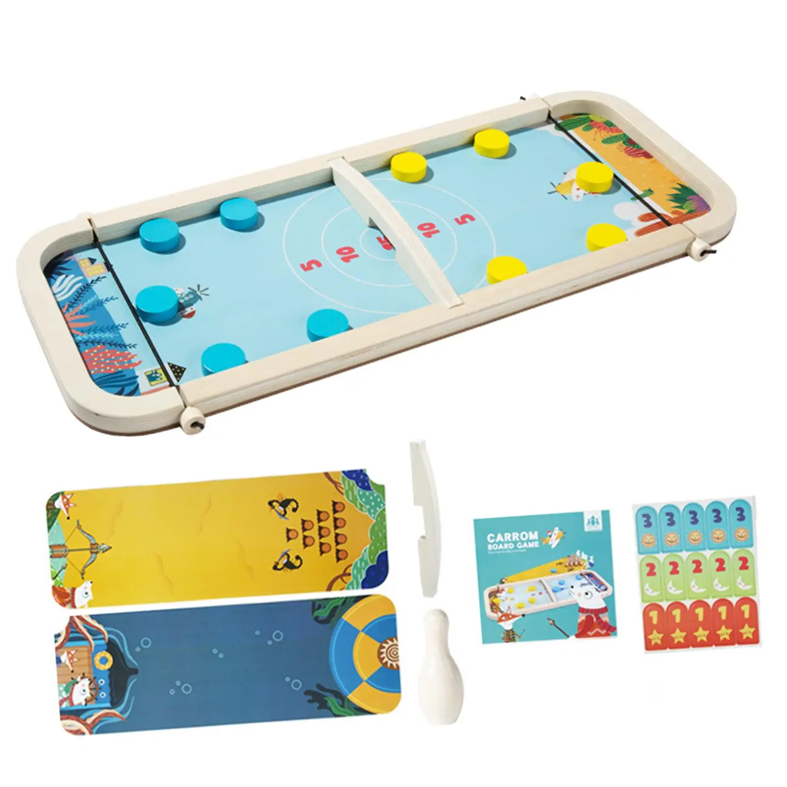 Puck Game Sport Board Game Paced Football Slingshot Game Desktop Battle Interactive Toy Foosball Winner Game for Family Game