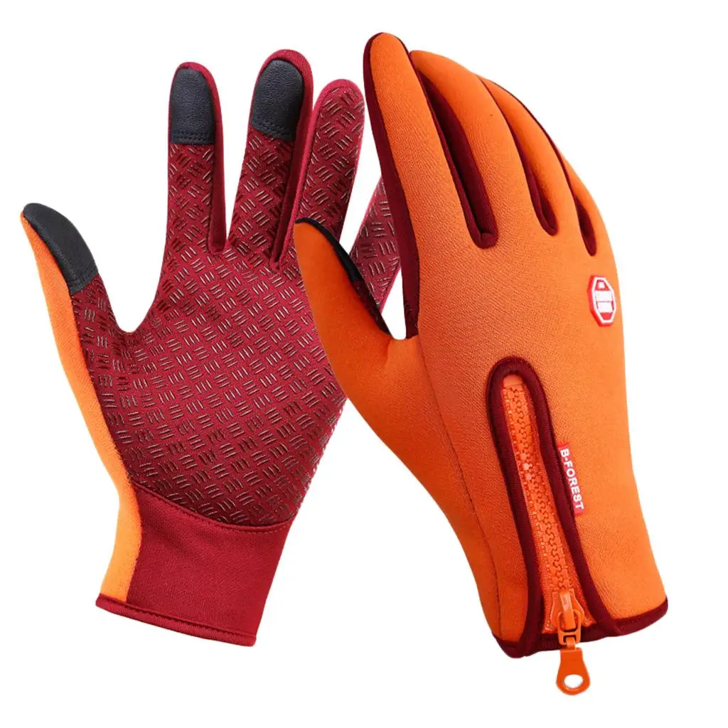 Thermal Cycling Gloves Full-Finger of Touch Screen Windproof Driving 