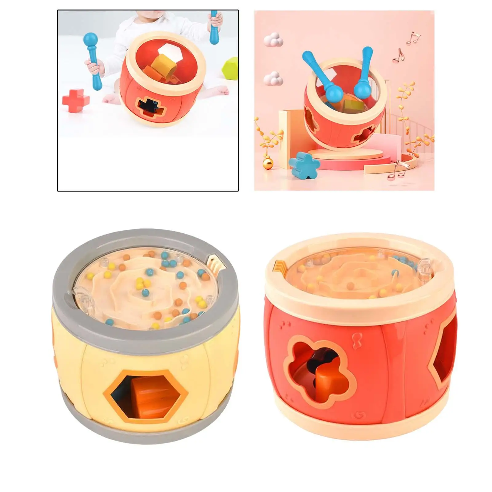 Musical Instruments Toys Double Pat Multifunctional Storage Box for Girls