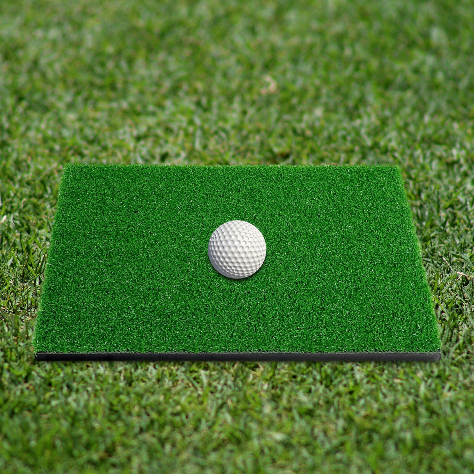 Golf Game Mat Golf Hitting Mats Improve Golf Skills Pad Golf Chipping Mat 20x30cm Mini Golf Training Equipment Home Office Games