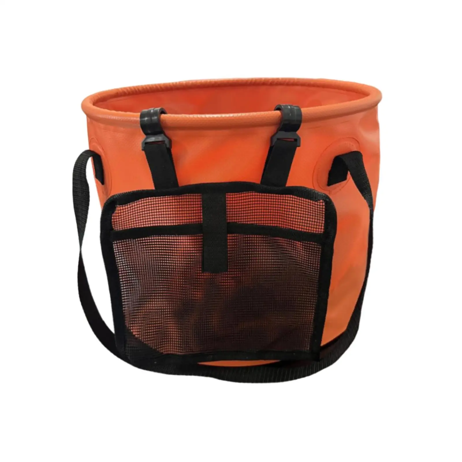 Collapsible Bucket with Handle Water Bag Foldable Water Bucket Collapsible Wash Basin for Cleaning Beach Travelling Car Washing