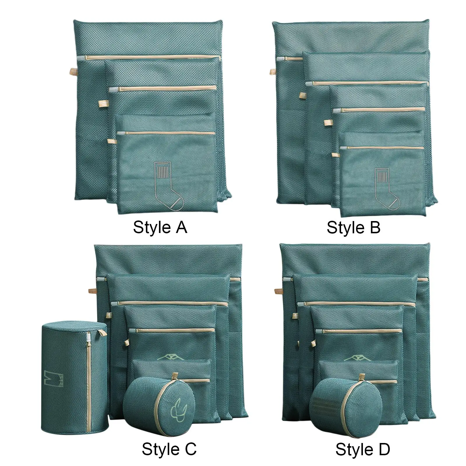 Wash Bag Reusable Durable Protective Organizer Mesh Laundry Washing Bags Delicate Bag for Blouse Travel Clothing Pants Jacket