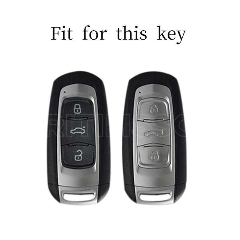Custodia per chiave a distanza per auto in pelle Shell Fob per Geely Atlas Boyue NL3 EX7 Emgrand X7 EmgrandX7 SUV GT GC9 Borui Protector Holder -