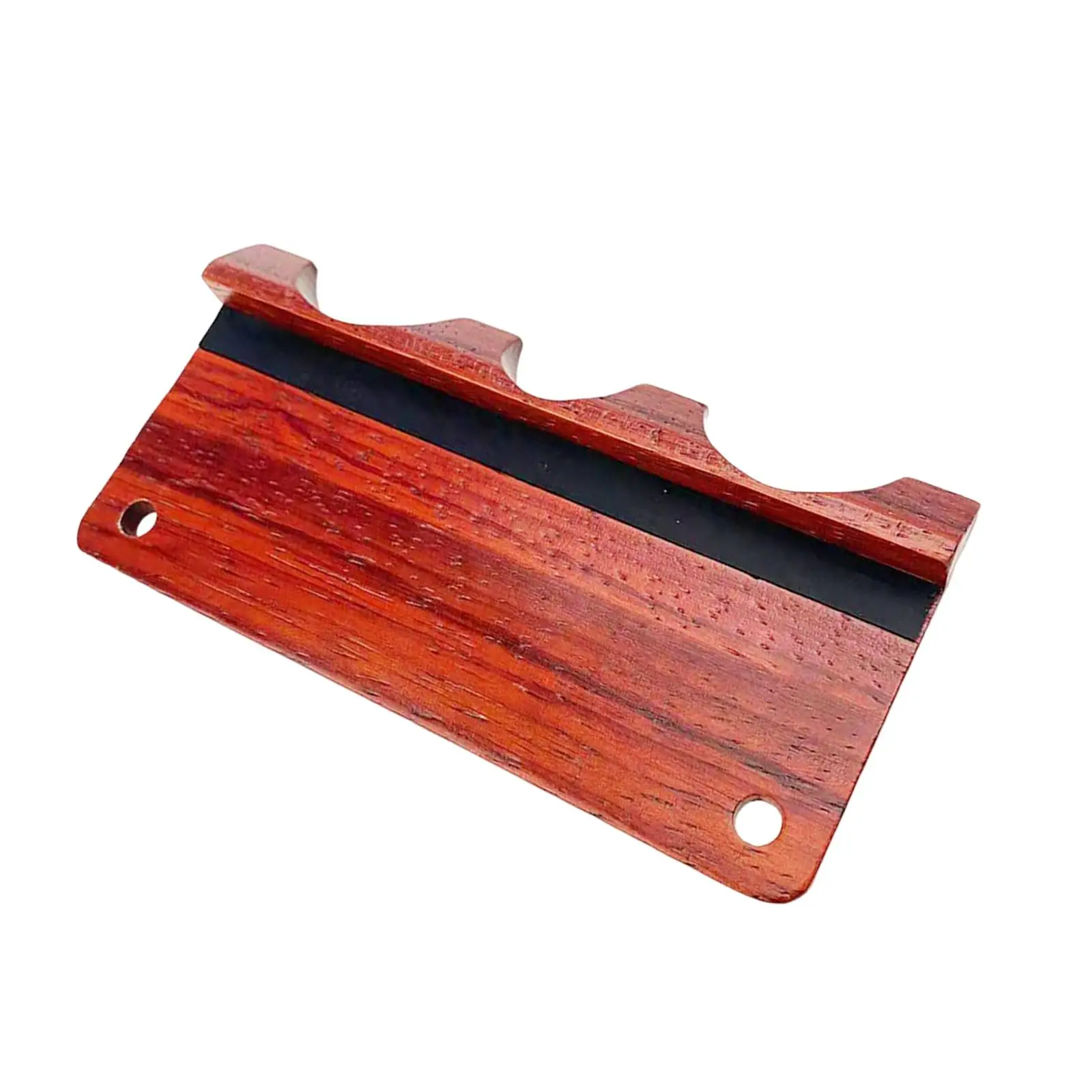 Pool Cue Holder for Table Durable Wooden Nonslip Professional Weighted Portable Snooker Rod Rack Table Clip Billiard Cue Holder