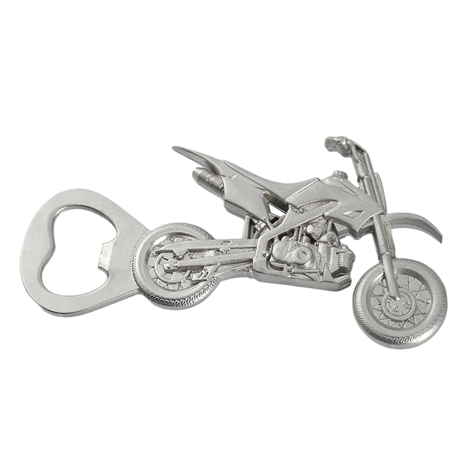 Small Motorcycle Bottle Opener, Decoration Long-Term Use Souvenir  Corkscrew, for  Bottles  Day Grandpa Husband Men