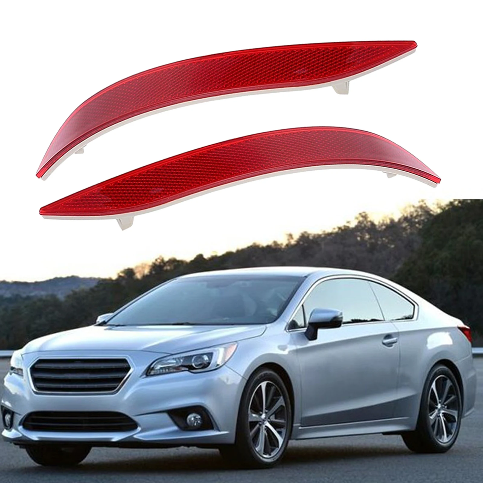 Rear Bumper Reflector Light Left  Strip Lamp for  X1 E84 13-16 Accessories 63147314883 Red Replace