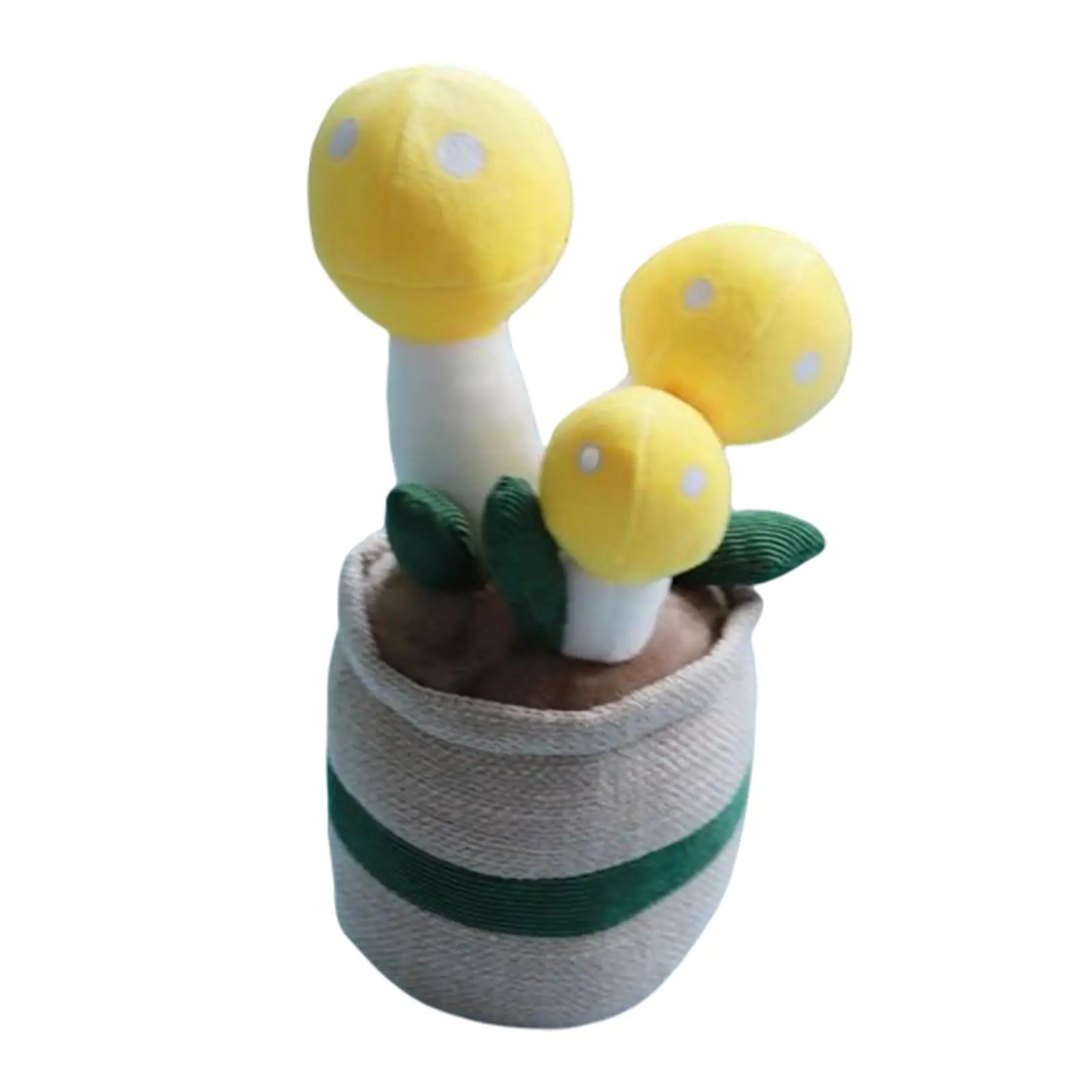 Mushroom Plush Toys Creative for Bedside Table Indoor Bookshelf Decor Living Room