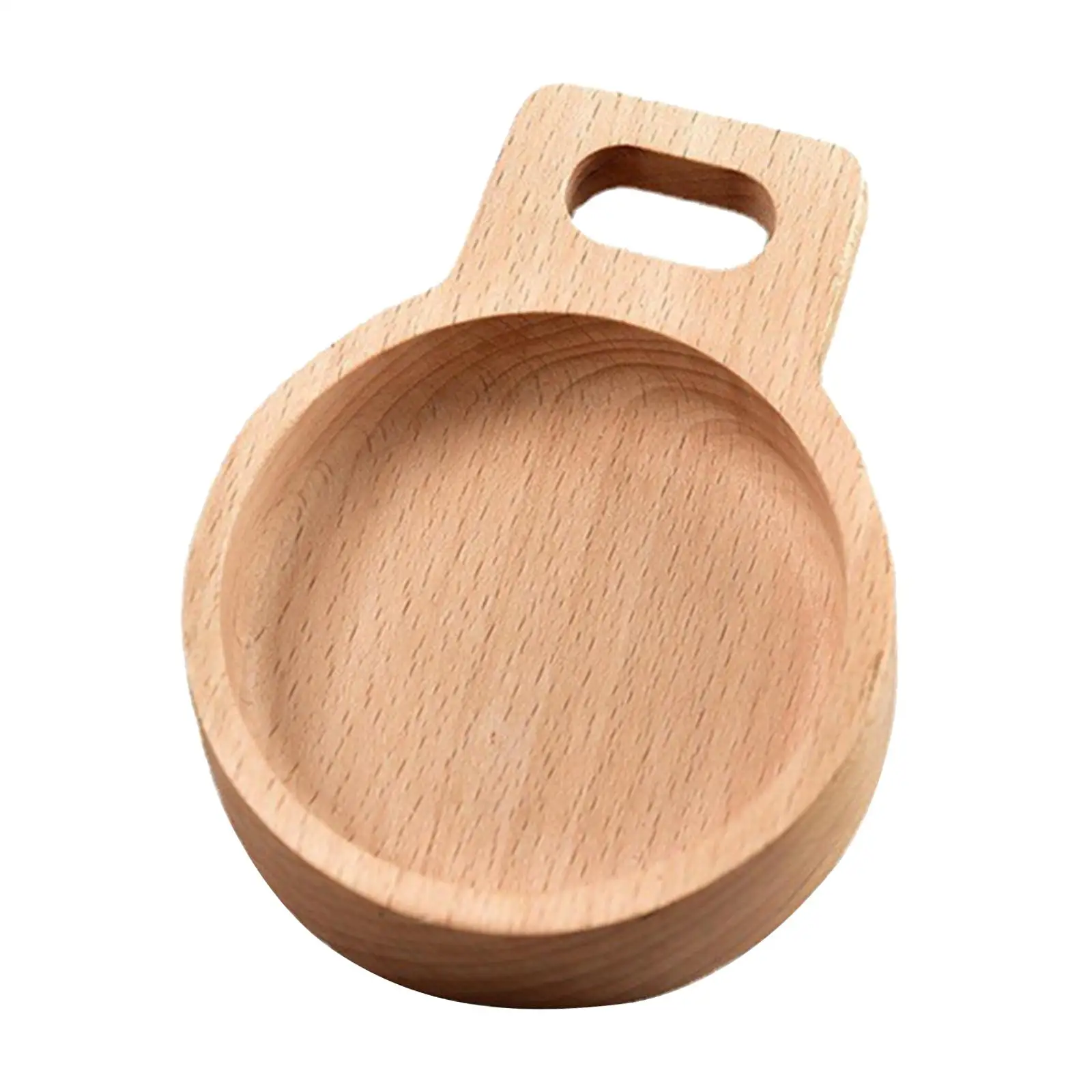 Dip Bowl Reusable Japanese Style Wooden Ketchup Saucer Sauce Dish Condiment Container for Appetizer Kitchen BBQ Salad Tomato