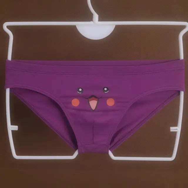 Pokemon Pikachu Men's Panties Underwear Cartoon Anime Print