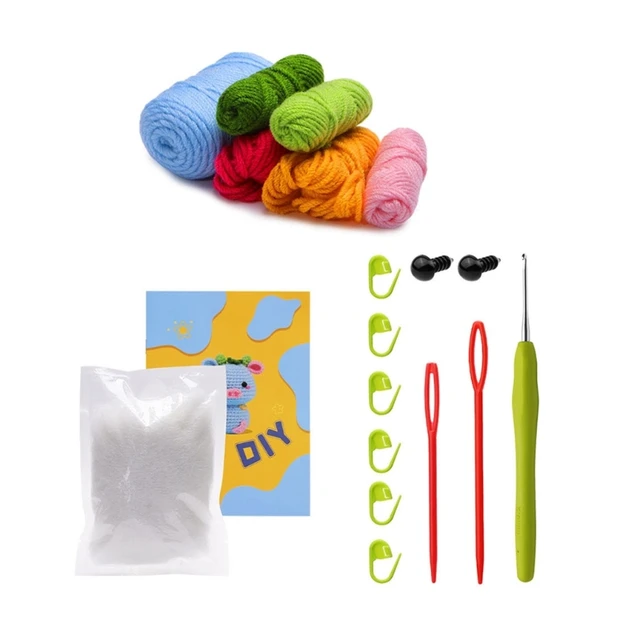 DIY Crochet Craft Set Christmas Crochet Kits Include Crochet Hook, Yarns,  Needle, Instructions, Accessories for Beginner - AliExpress