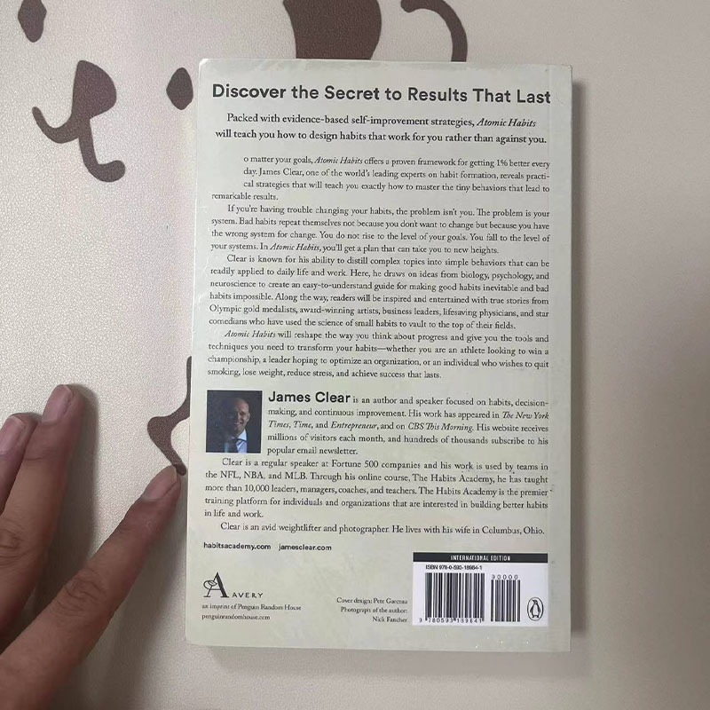 Atom gewohnheiten von James klären einen einfachen und bewährten Weg, um gute Gewohnheiten aufzubauen und schlechte Selbstmanagement-Selbst verbesserung bücher zu brechen – Detail 2