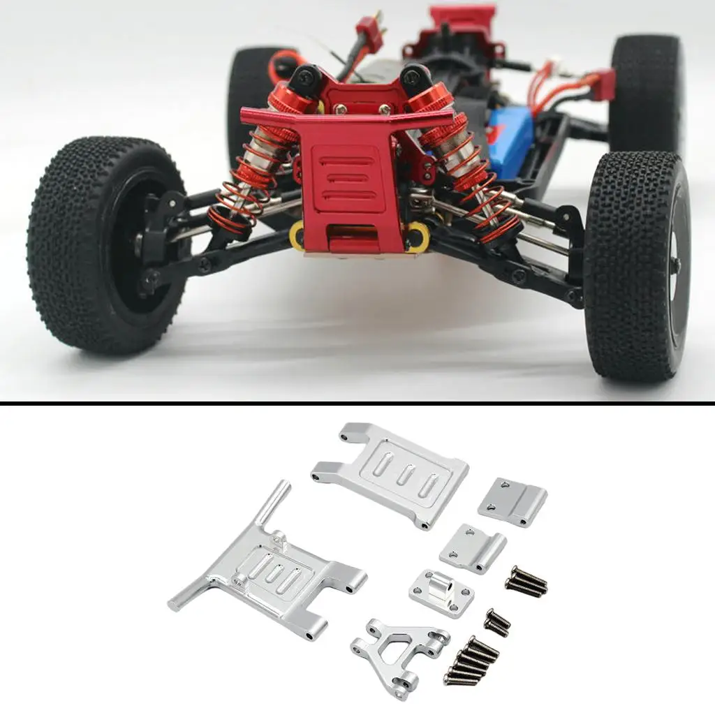 Upgrade Metal Anti-Collision Front and Rear Bumper Bull  for 124016 124018 1:12 RC Car Truck Accessory