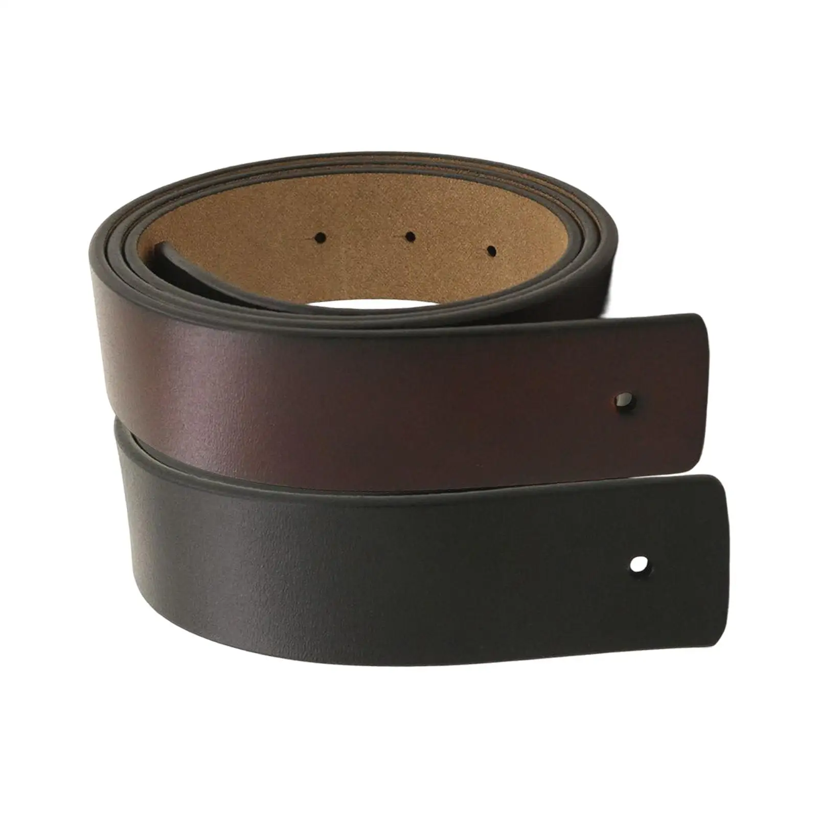 Retro PU Leather Men Belts Without Automatic Buckle Casual Dress Belts Decorative Male Waist Belt for Shorts Party Supplies
