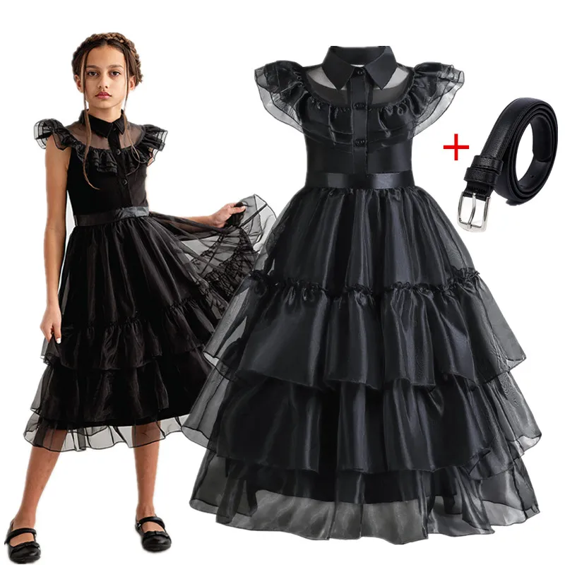 Girls 4-10Yo Halloween Witch Party Costumes