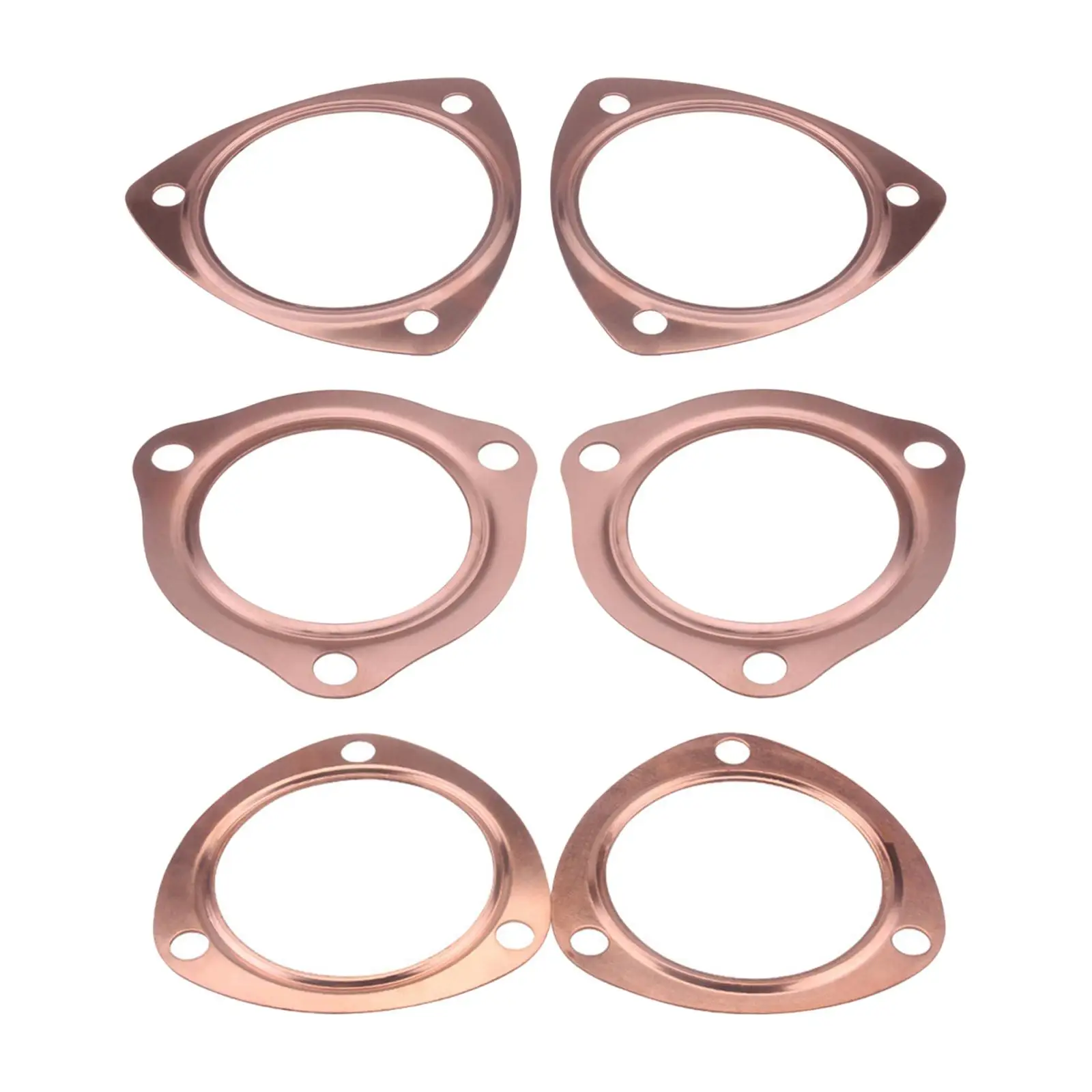 Copper Collector Gasket Copper Header Exhaust Collector Gaskets for Sbc 302 350 454