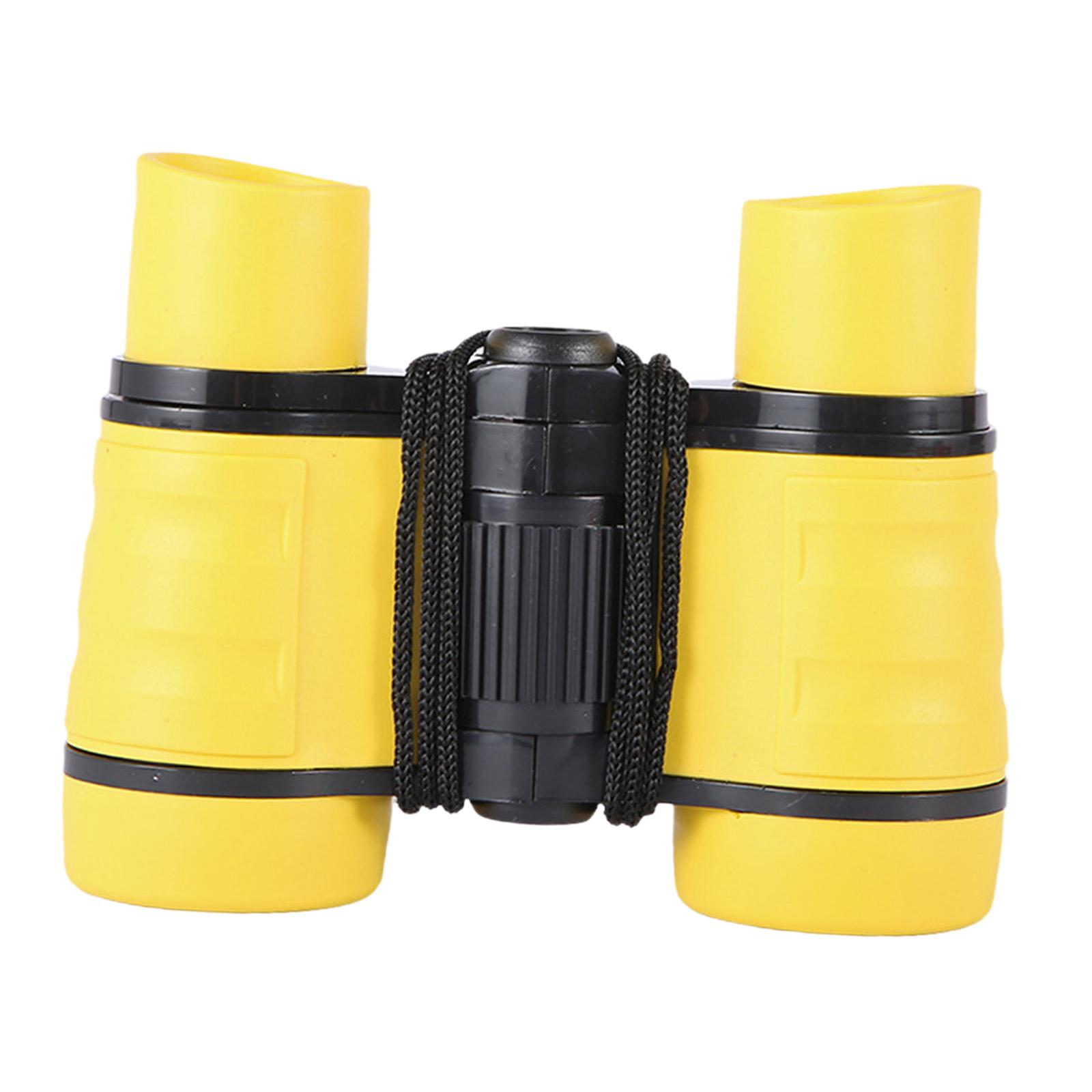 Kids Binoculars 4x30 High Resolution Portable Lightweight for Insights Birthday Hiking Exploration Outdoor Activity