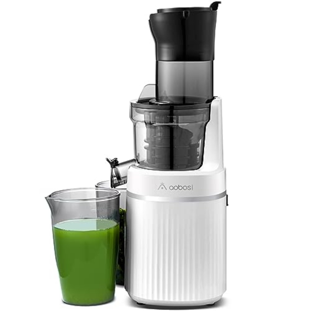 Title 2, 2023 Aobosi Cold Press Juicer Machine 80MM Lar...