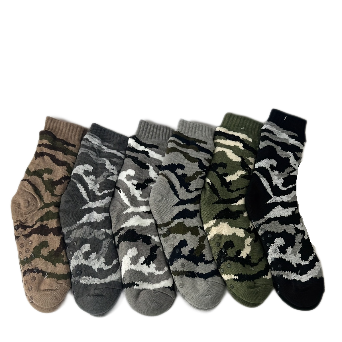 Title 2, Winter Socks Mens Thermal Leopard Warm Short Pl...