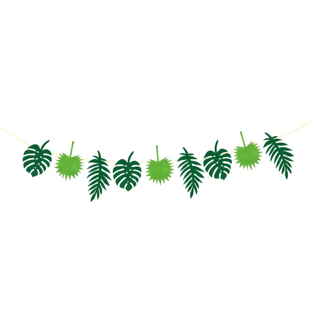 Bunting Banner Single Banner and String Hangs, Flamingo, Leaf and Flower