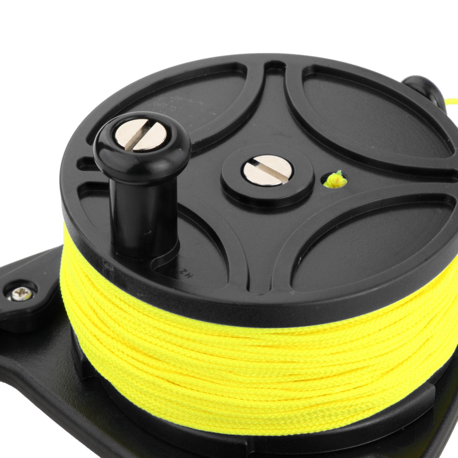 46m/83m Versatile Scuba Diving Line Spool Handle Scuba Diving Reel Equipment  for Cave Wreck Snorkeling Kayaking