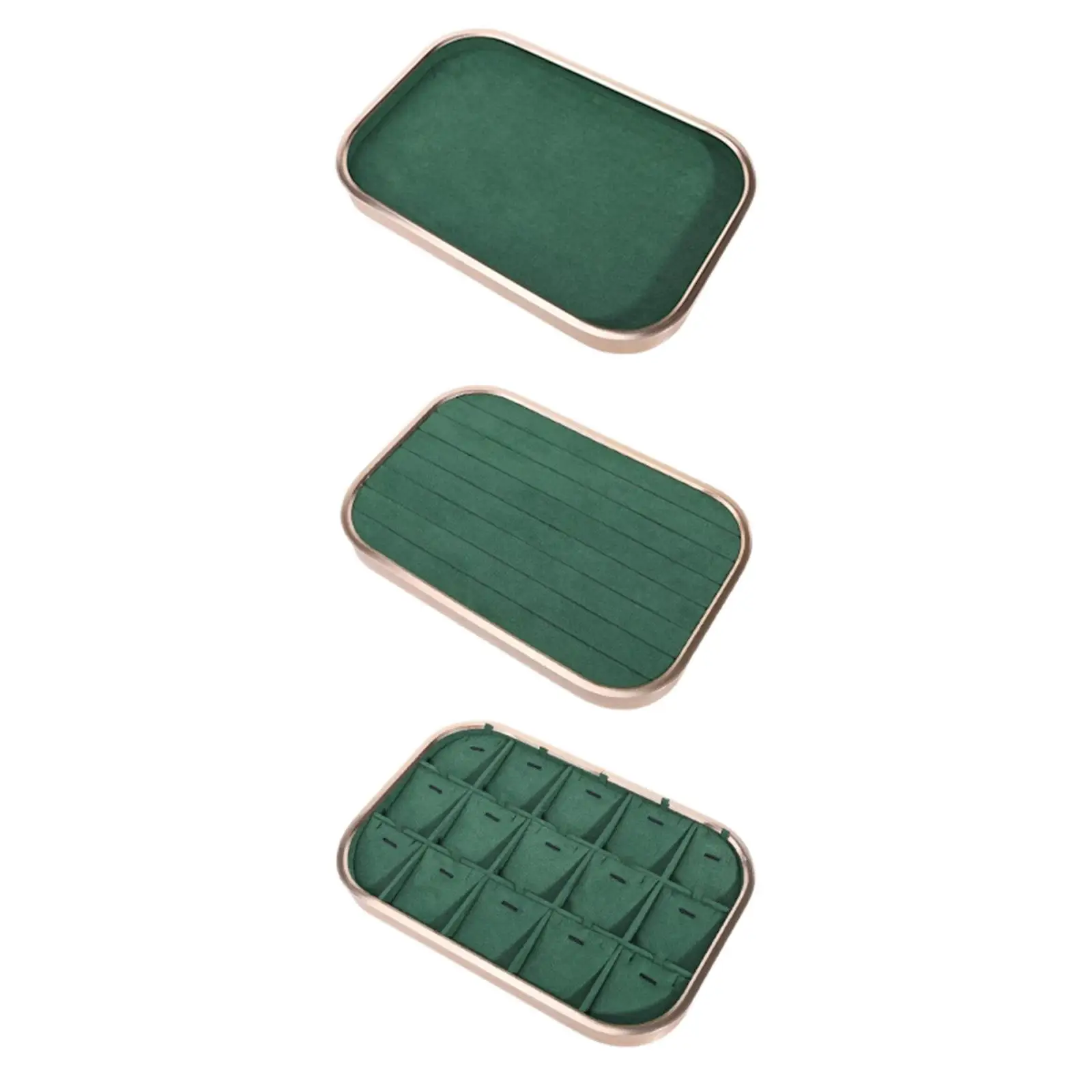 Jewelry Tray Multipurpose Scratch Proof Storage Holder for Trinket Earrings Brooch