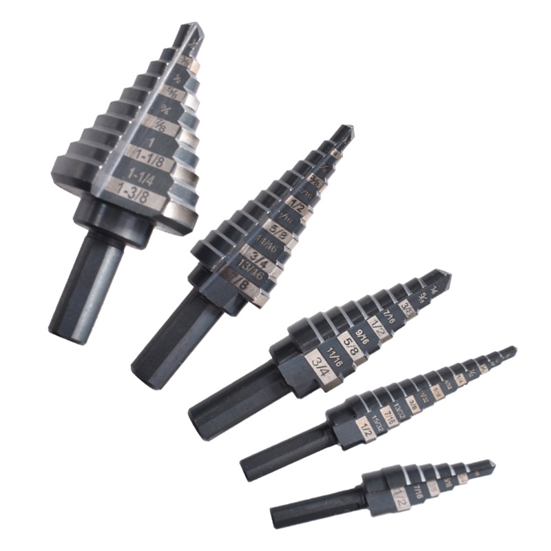 British High Quality Step Drill Bit Set 