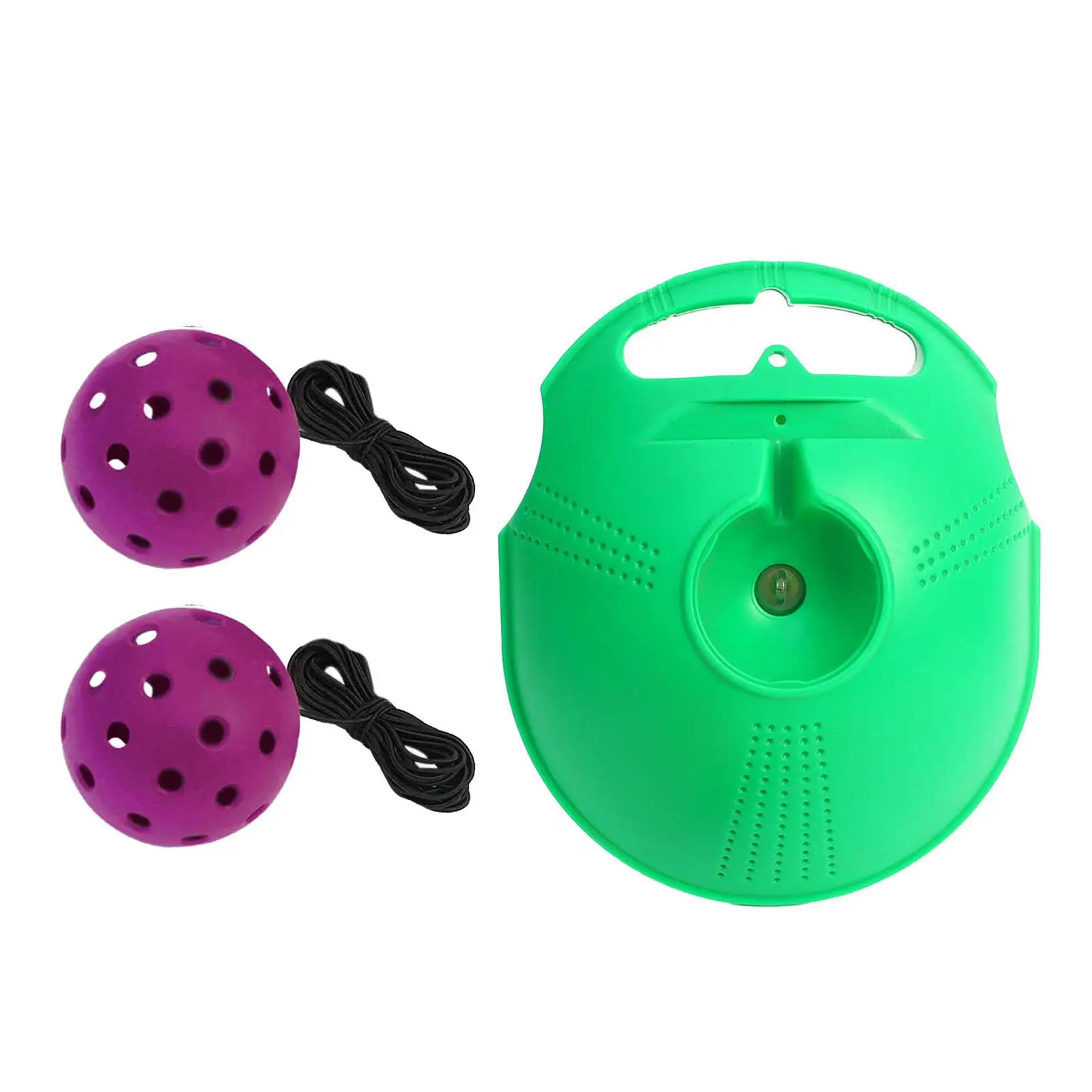 Pickleball Trainer Enhances Skills Lightweight Player with Rope Pickleball Solo Training for Sports Exercise Outdoor Indoor Kids
