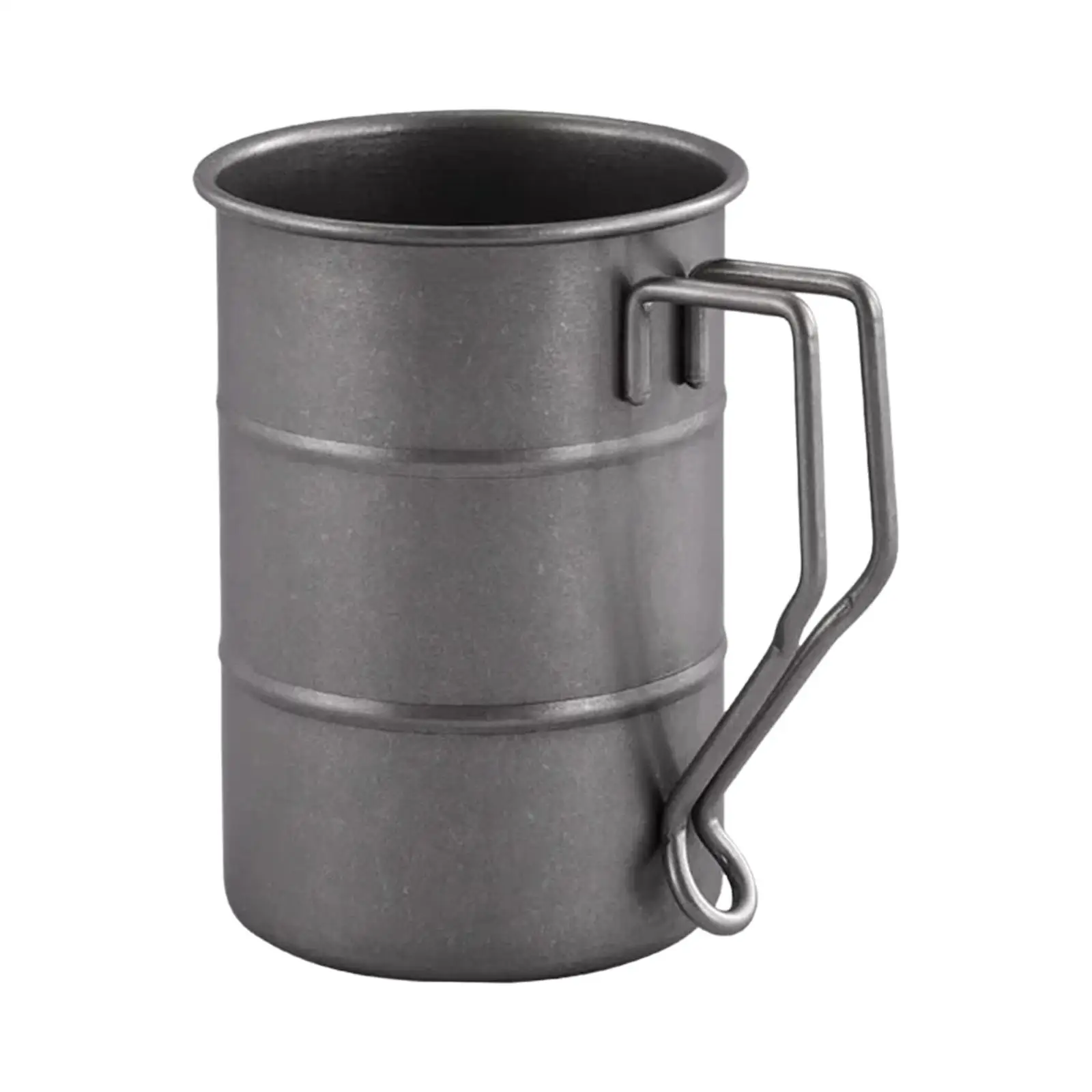 Drinking Cup Stainless Steel Cold Water Cup 350ml Portable Drinkware Gargle Cups Tea Mugs for Kitchen Hiking BBQ Picnic Fishing